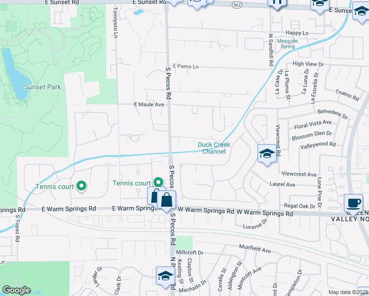 map of restaurants, bars, coffee shops, grocery stores, and more near 7070 Nomi Court in Paradise