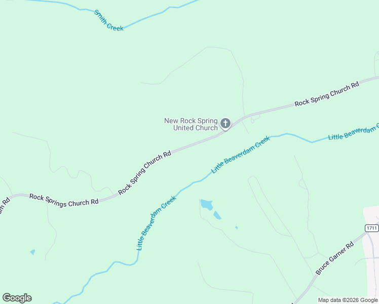 map of restaurants, bars, coffee shops, grocery stores, and more near 2649 Rock Spring Church Road in Creedmoor