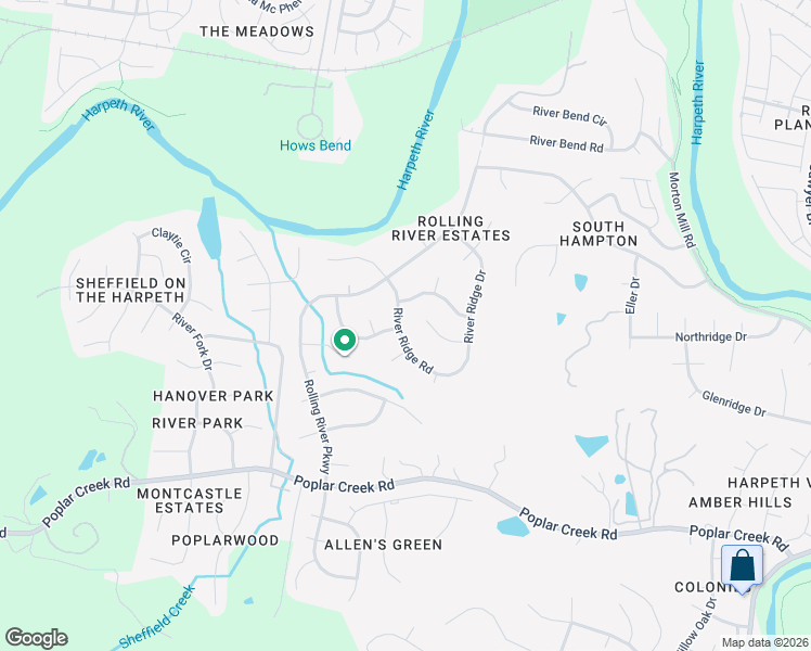 map of restaurants, bars, coffee shops, grocery stores, and more near 1025 River Ridge Terrace in Nashville
