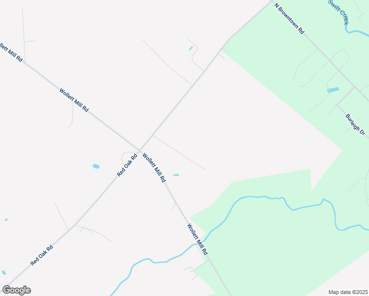 map of restaurants, bars, coffee shops, grocery stores, and more near 7663 Red Oak Road in Red Oak
