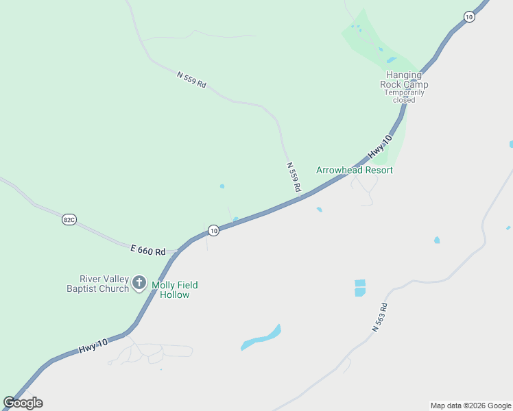 map of restaurants, bars, coffee shops, grocery stores, and more near 7985 Oklahoma 10 in Tahlequah