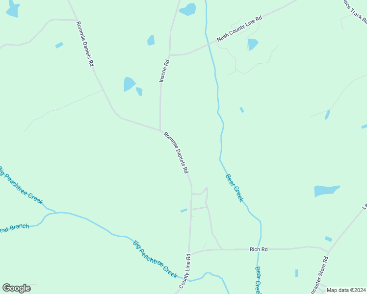 map of restaurants, bars, coffee shops, grocery stores, and more near 869 Rommie Daniels Road in Castalia