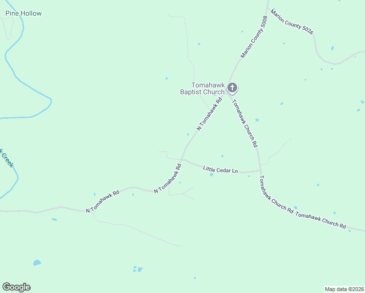 map of restaurants, bars, coffee shops, grocery stores, and more near 2976 North Tomahawk Road in Saint Joe