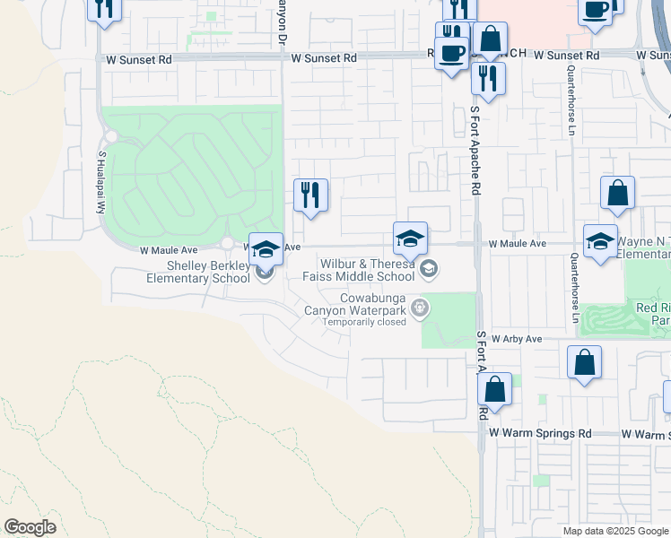 map of restaurants, bars, coffee shops, grocery stores, and more near 9716 Jade Rise Avenue in Las Vegas