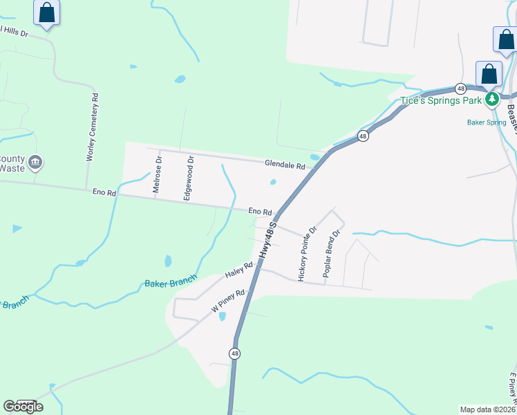 map of restaurants, bars, coffee shops, grocery stores, and more near 1000 State Highway 48 in Dickson