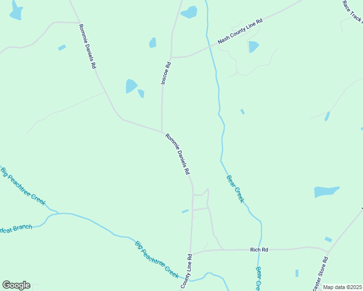 map of restaurants, bars, coffee shops, grocery stores, and more near 869 Rommie Daniels Road in Castalia