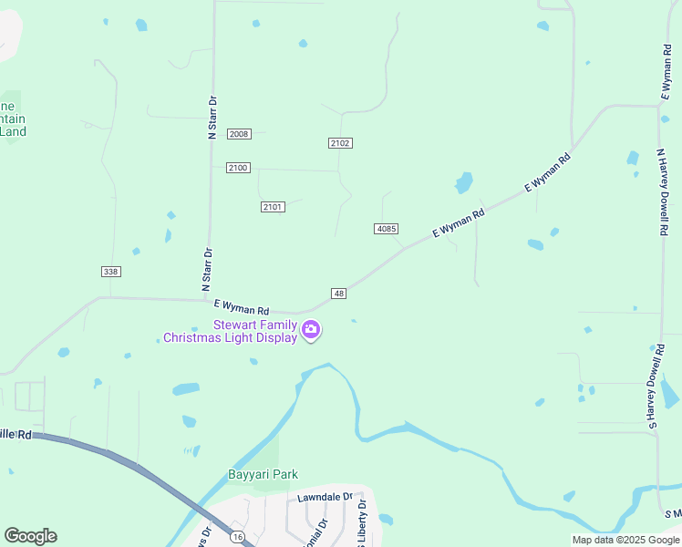 map of restaurants, bars, coffee shops, grocery stores, and more near 4380 East Wyman Road in Fayetteville