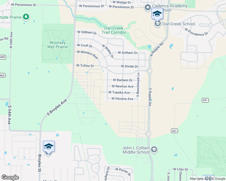 map of restaurants, bars, coffee shops, grocery stores, and more near North Rupple Road in Fayetteville