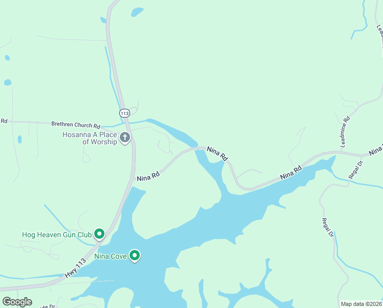 map of restaurants, bars, coffee shops, grocery stores, and more near 2767 Nina Rd in White Pine