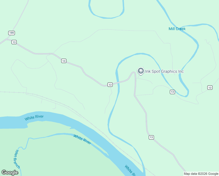 map of restaurants, bars, coffee shops, grocery stores, and more near 6830 Boswell Road in Calico Rock