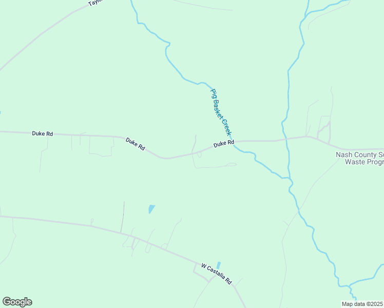 map of restaurants, bars, coffee shops, grocery stores, and more near Duke Road in Castalia