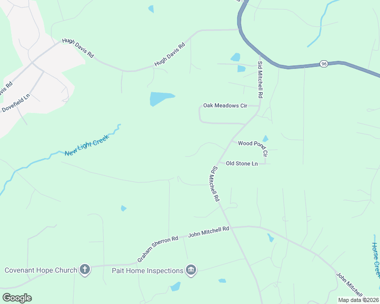 map of restaurants, bars, coffee shops, grocery stores, and more near 124 Sue-Kim Drive in Youngsville