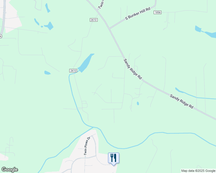 map of restaurants, bars, coffee shops, grocery stores, and more near 155 Peabody Forest Court in Colfax