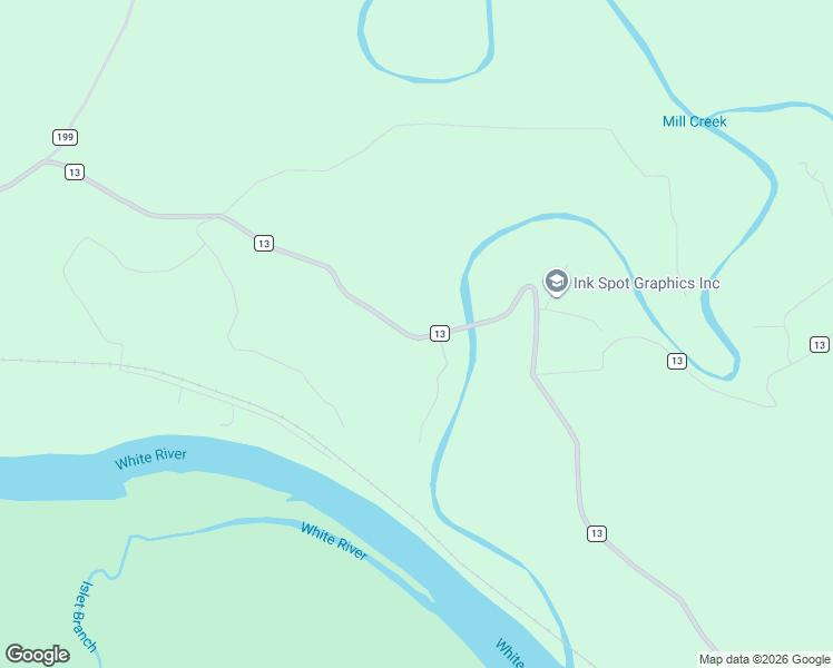 map of restaurants, bars, coffee shops, grocery stores, and more near 6830 Boswell Road in Calico Rock