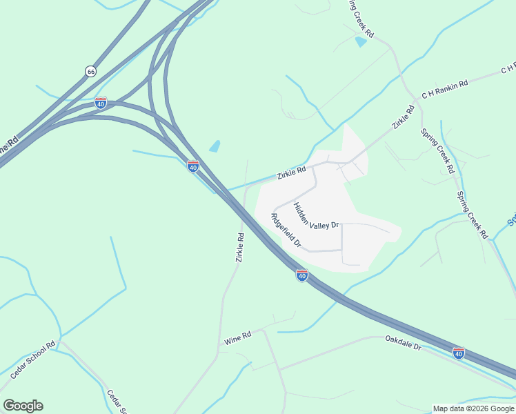 map of restaurants, bars, coffee shops, grocery stores, and more near 1110 Zirkle Road in Dandridge