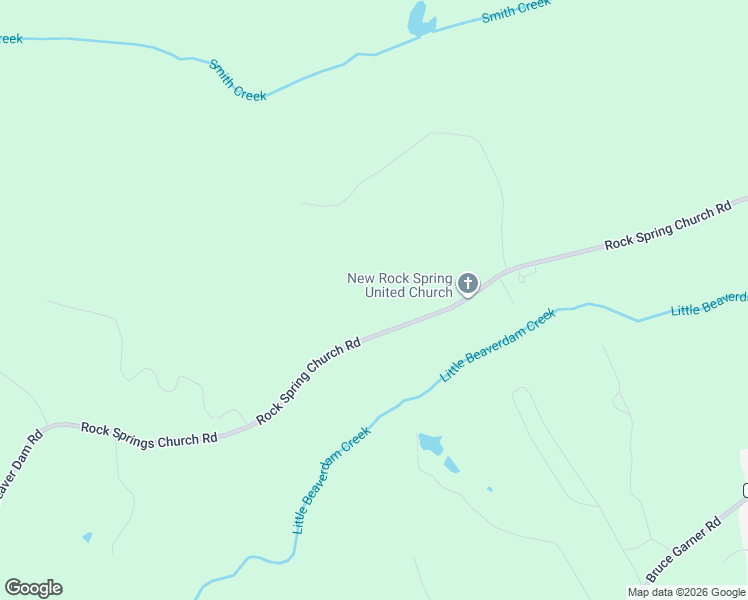 map of restaurants, bars, coffee shops, grocery stores, and more near 2649 Rock Spring Church Road in Creedmoor