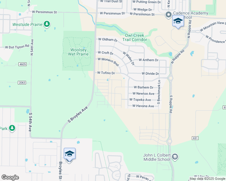 map of restaurants, bars, coffee shops, grocery stores, and more near 158 North Broyles Road in Fayetteville
