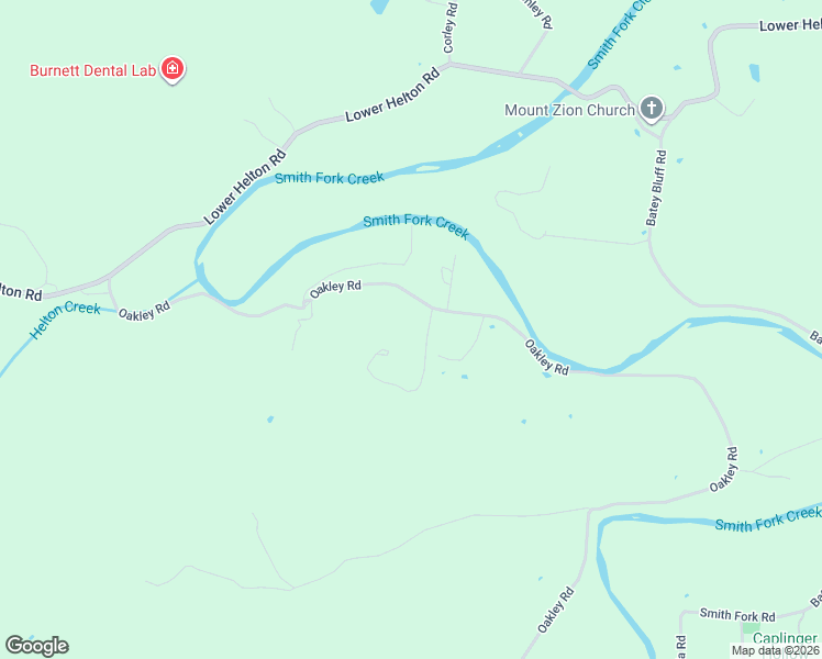 map of restaurants, bars, coffee shops, grocery stores, and more near 4049 Oakley Road in Liberty