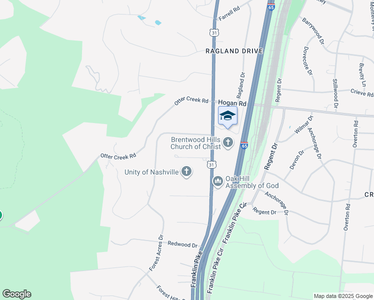 map of restaurants, bars, coffee shops, grocery stores, and more near 810 Shadowstone Place in Nashville