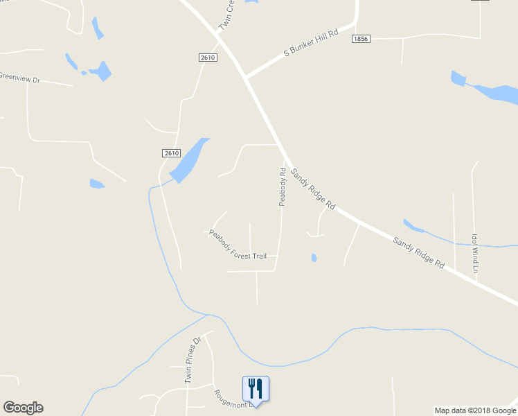 map of restaurants, bars, coffee shops, grocery stores, and more near 155 Peabody Forest Court in Colfax