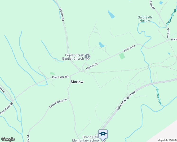 map of restaurants, bars, coffee shops, grocery stores, and more near 501 Marlow Circle in Clinton