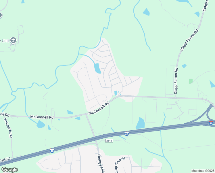map of restaurants, bars, coffee shops, grocery stores, and more near 4703 Sue Ellen Court in Greensboro