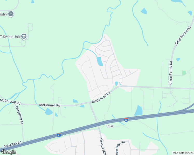 map of restaurants, bars, coffee shops, grocery stores, and more near 1156 Waterlyn Drive in Greensboro