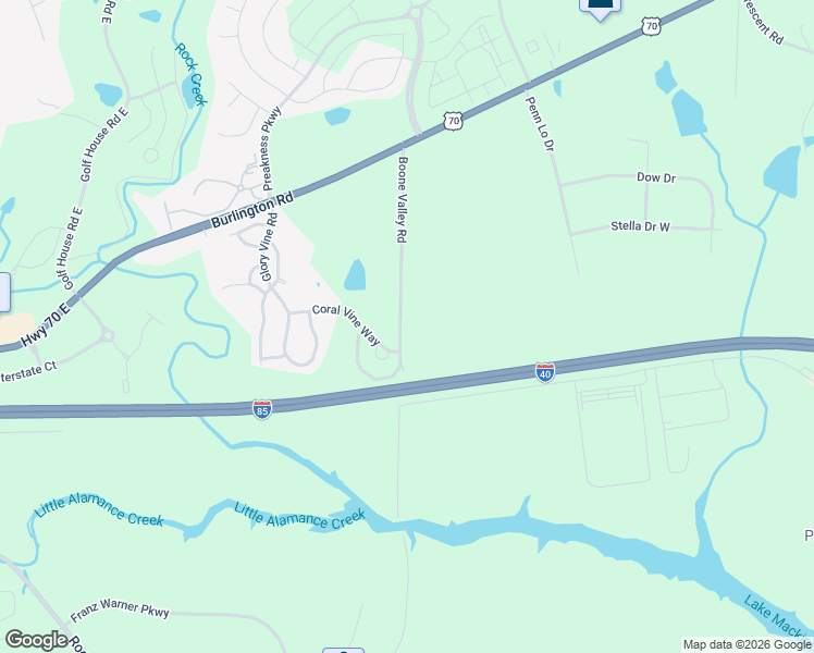 map of restaurants, bars, coffee shops, grocery stores, and more near 941 Boone Valley Road in Whitsett