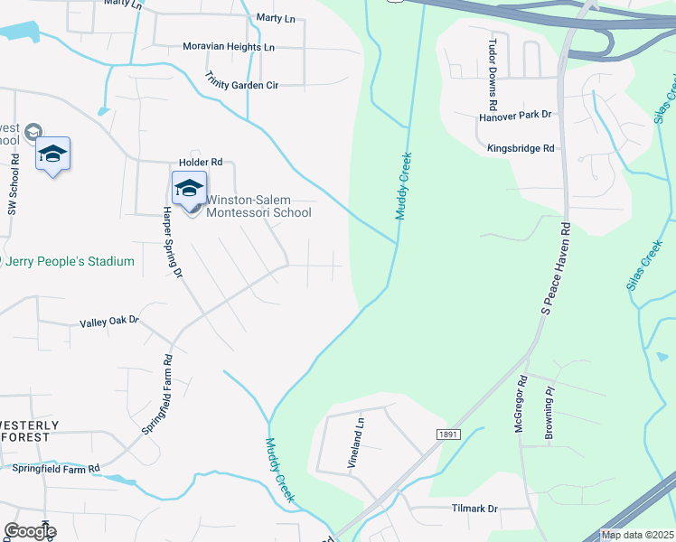 map of restaurants, bars, coffee shops, grocery stores, and more near 135 Haven Grove Trail in Clemmons