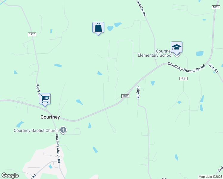 map of restaurants, bars, coffee shops, grocery stores, and more near 3008 Wishon Road in Yadkinville