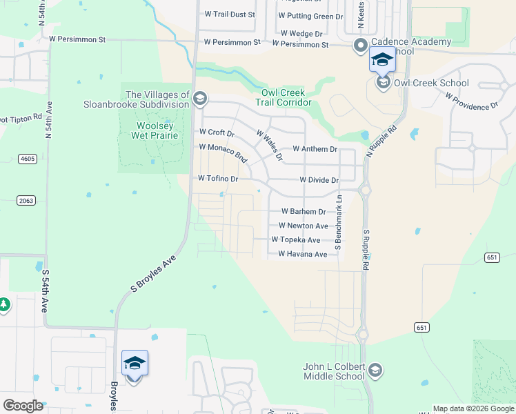 map of restaurants, bars, coffee shops, grocery stores, and more near West Barhem Drive in Fayetteville