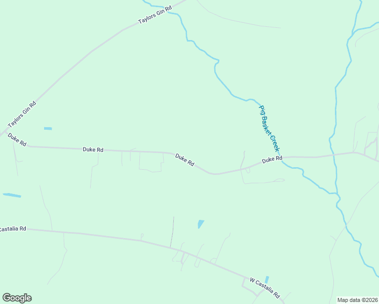 map of restaurants, bars, coffee shops, grocery stores, and more near 4318 Duke Road in Castalia