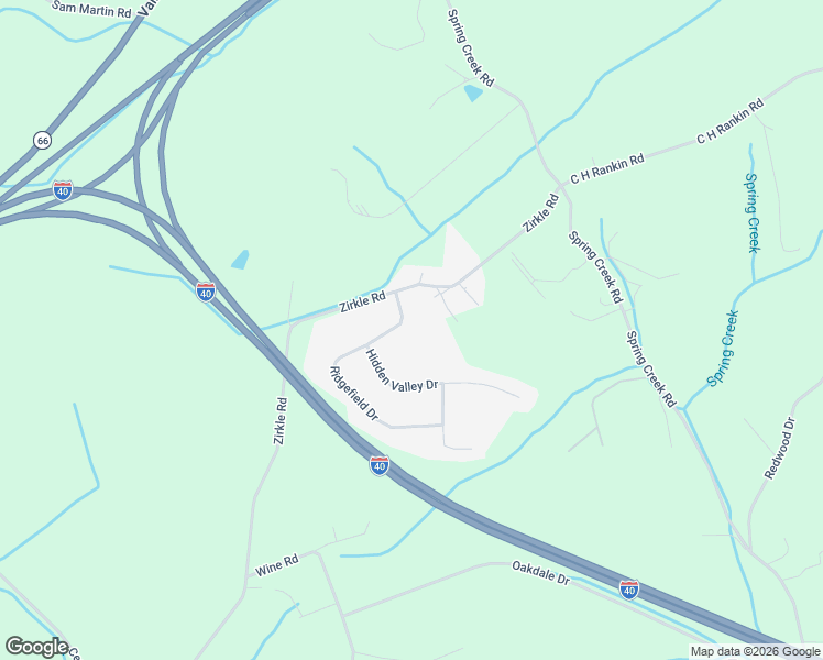 map of restaurants, bars, coffee shops, grocery stores, and more near 113 Ridgefield Drive in Dandridge