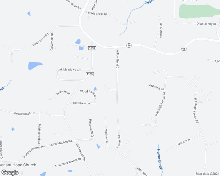 map of restaurants, bars, coffee shops, grocery stores, and more near 30 Hamilton Way in Youngsville