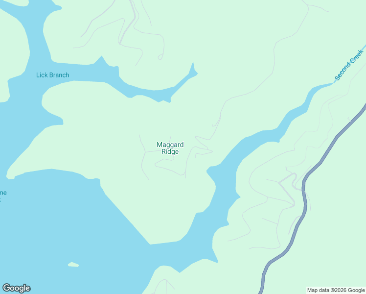 map of restaurants, bars, coffee shops, grocery stores, and more near 8305 Maggard Ridge Road in Silver Point