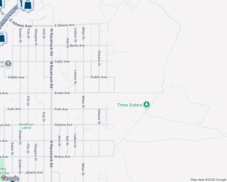 map of restaurants, bars, coffee shops, grocery stores, and more near 1190 Essex Avenue in Henderson