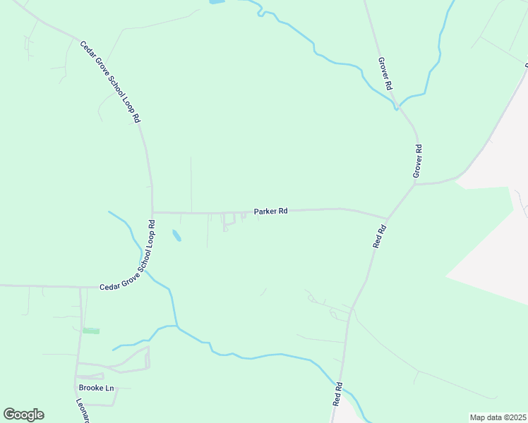 map of restaurants, bars, coffee shops, grocery stores, and more near Parker Road in Nash County