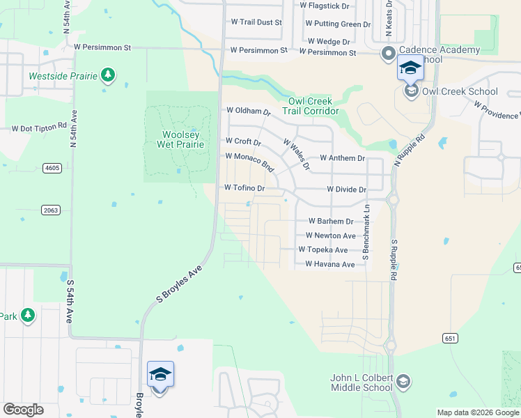 map of restaurants, bars, coffee shops, grocery stores, and more near 158 N Broyles Rd in Fayetteville