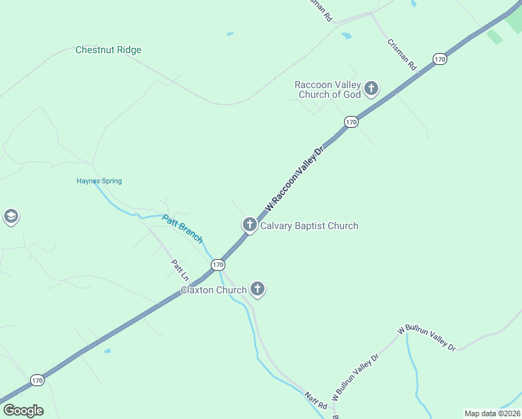 map of restaurants, bars, coffee shops, grocery stores, and more near 1711 West Raccoon Valley Drive in Heiskell