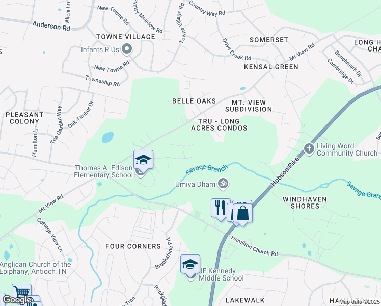 map of restaurants, bars, coffee shops, grocery stores, and more near 209 Painter Drive in Nashville