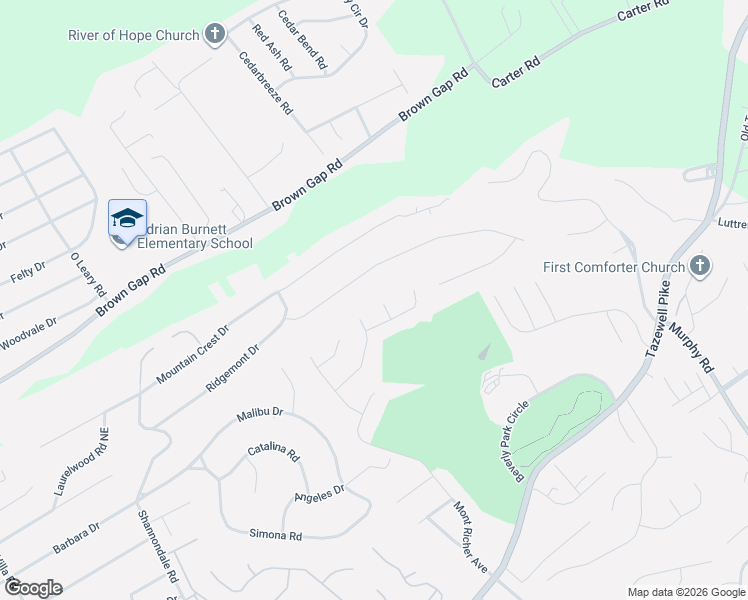 map of restaurants, bars, coffee shops, grocery stores, and more near 5213 Sweet Kathleen Lane in Knoxville