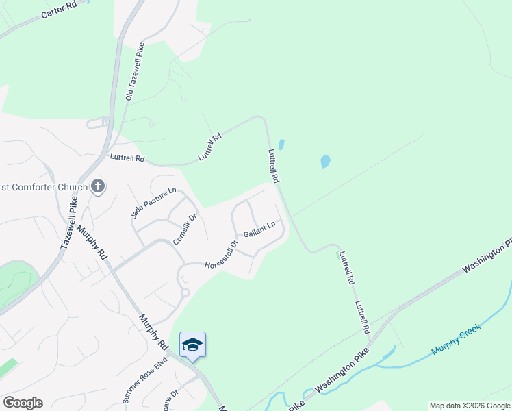 map of restaurants, bars, coffee shops, grocery stores, and more near 5522 Golden Gate Road in Knoxville