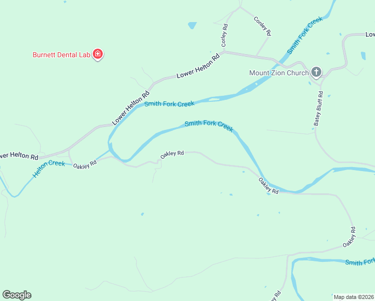 map of restaurants, bars, coffee shops, grocery stores, and more near 4049 Oakley Road in Liberty