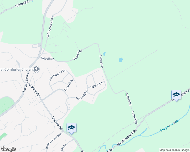 map of restaurants, bars, coffee shops, grocery stores, and more near 5522 Golden Gate Road in Knoxville