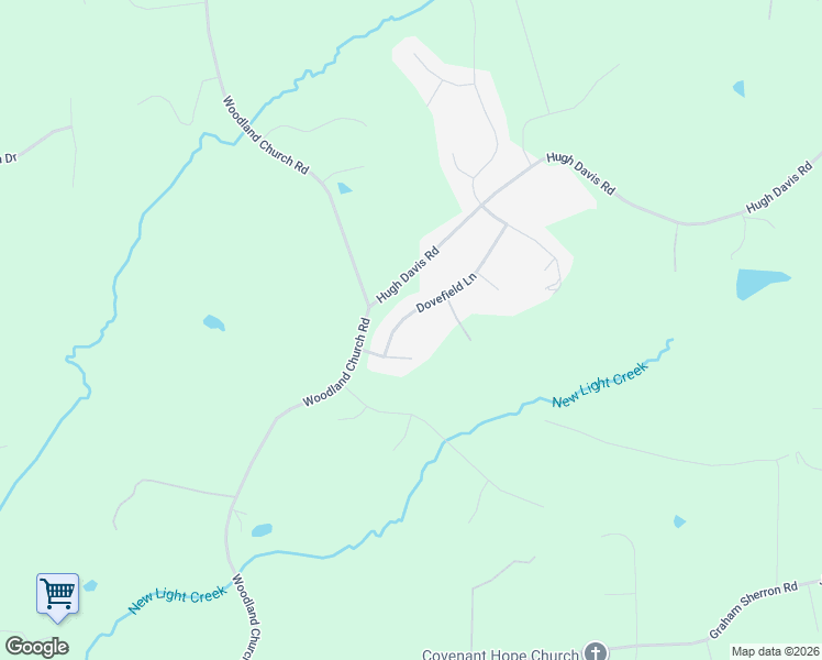 map of restaurants, bars, coffee shops, grocery stores, and more near 1106 Dovefield Lane in Youngsville