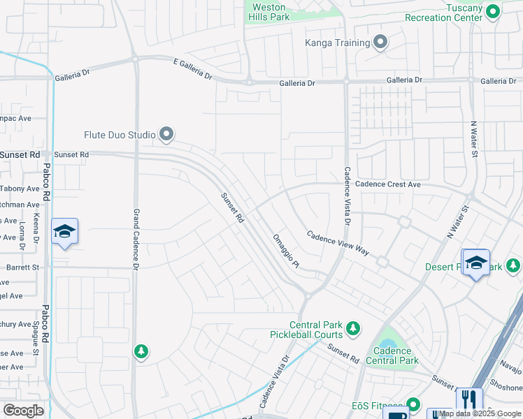 map of restaurants, bars, coffee shops, grocery stores, and more near 796 Omaggio Place in Henderson