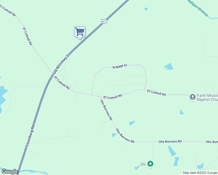 map of restaurants, bars, coffee shops, grocery stores, and more near 165 Northdale Court in Louisburg
