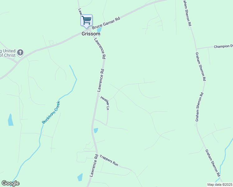 map of restaurants, bars, coffee shops, grocery stores, and more near 3529 Lavender Lane in Wake Forest