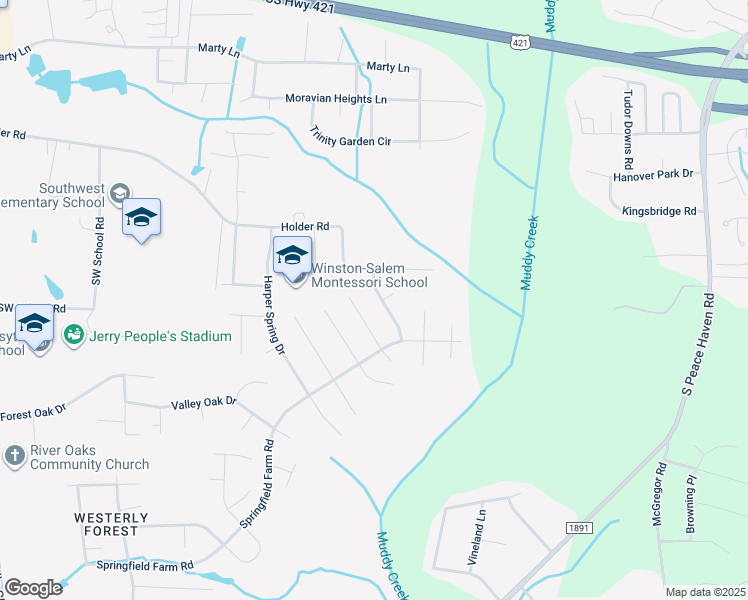 map of restaurants, bars, coffee shops, grocery stores, and more near 100 Pebble Run Court in Clemmons