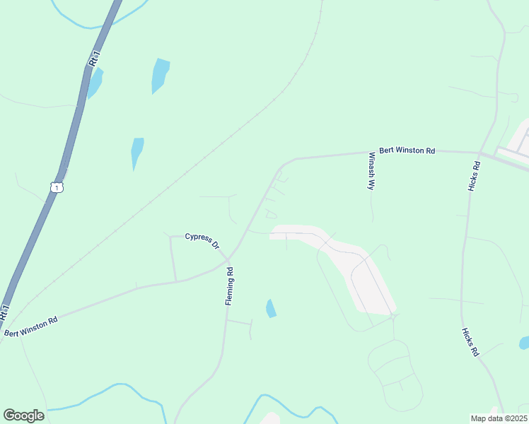 map of restaurants, bars, coffee shops, grocery stores, and more near 425 State Road 1133 in Youngsville